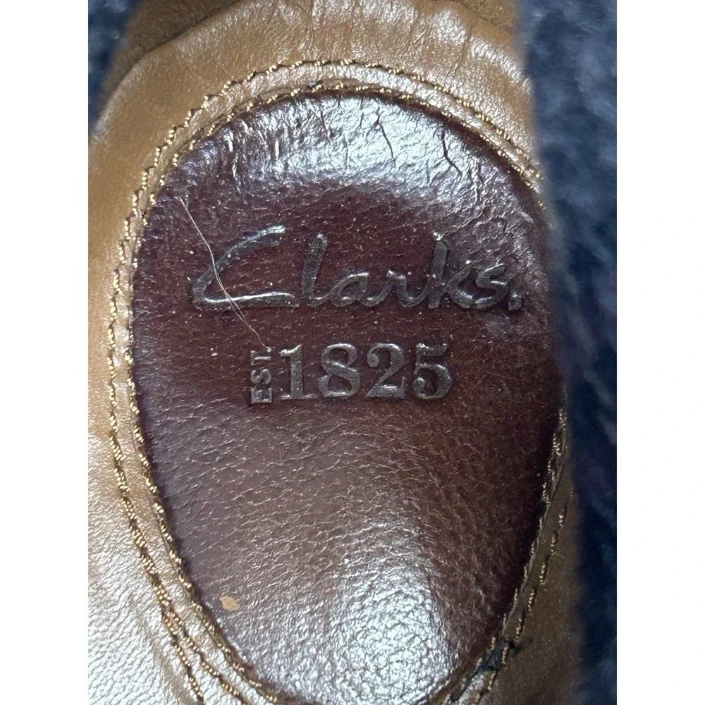 Clarks Mens Size 9M‎ Bushwick Peak Grey Leather Suede Lace up Boots